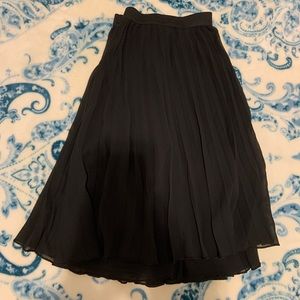 Hollister Two-Layered Pleated Skater Style Skirt